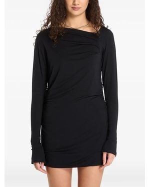 AllSaints Seyma Draped Dress - Black