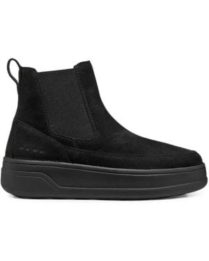 Geox Spherica Slip-On-Chelsea-Boots - Schwarz