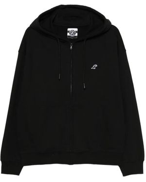 SPORT b. by agnès b. Dino-Embroidered Hoodie - Black
