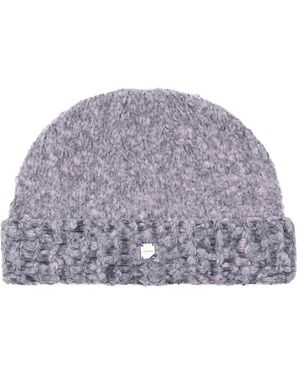 Adererror Ribbed-Knit Beanie Hat - Purple