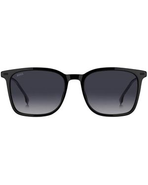 BOSS Sonnenbrille Mit Eckigem Gestell - Blau
