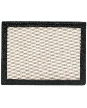 Thom Browne Rwb-Stripe Canvas Cardholder - White