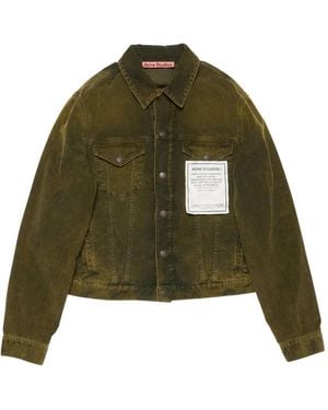 Acne Studios コーデュロイ ジャケット - グリーン