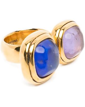 Goossens Renaissance Double Ring - Blue