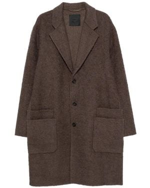 FREI-MUT Camden Bouclé Coat - Brown