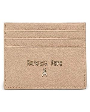 Patrizia Pepe Textured Card Holder - Natural