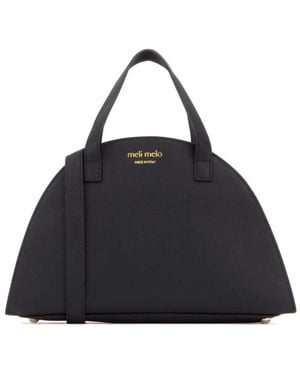 meli melo Logo-Print Tote Bag - Blue