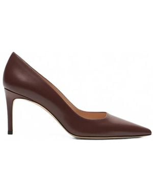 Stuart Weitzman Stuart Power Pointed-Toe Pumps - Brown