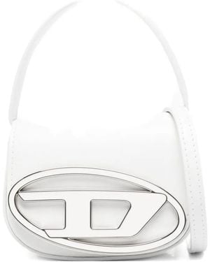 DIESEL Mini 1Dr Xs Logo-Plaque Tote Bag - White