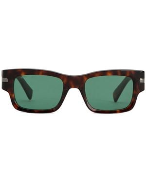 Tod's Occhiali Da Sole Squadrati - Verde