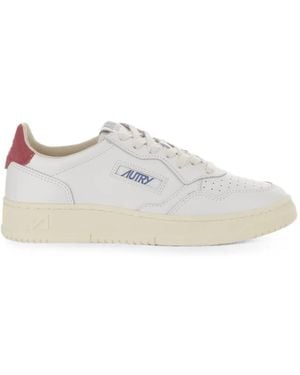 Autry Medalist Leather Trainers - White