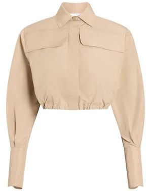 Patou Cropped Shirt - Natural