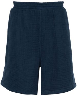 Daily Paper Enzi Seersucker Shorts - Blue