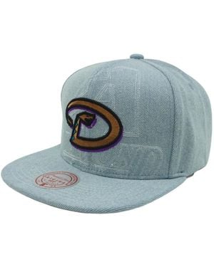 Mitchell & Ness Arizona Diamondbacks Stitcher-Detail Cap - Blue