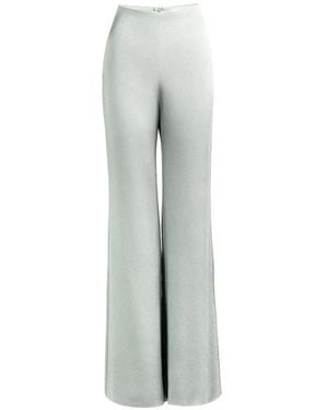 Silvia Tcherassi Palermo Wide-Leg Pants - Gray
