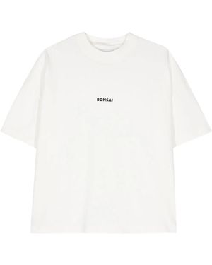 Bonsai ロゴ Tシャツ - ホワイト
