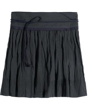 Lemaire Crinkled Wrap Mini Skirt - Black