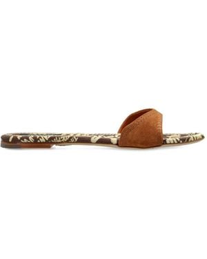 DSquared² Strap-Detail Flat Sandals - Brown