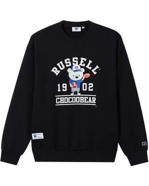 Chocoolate グラフィック スウェットシャツ - ブラック