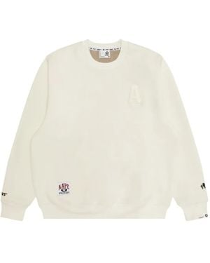 Aape By A Bathing Ape Sweat À Appliqué Graphique - Blanc