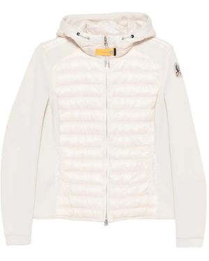 Parajumpers Kym Hooded Quilted Jacket - White