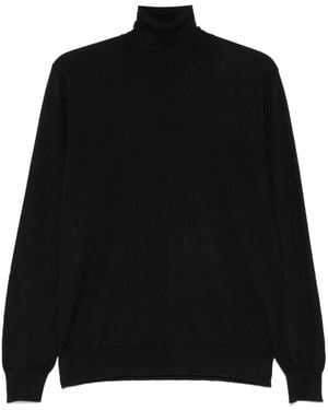 Dell'Oglio Fine-Knit Jumper - Black