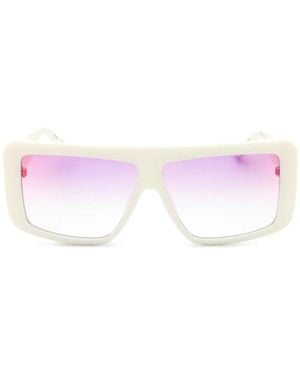 Guess Lunettes De Soleil À Monture Rectangulaire Et Détail De Chaîne - Pink