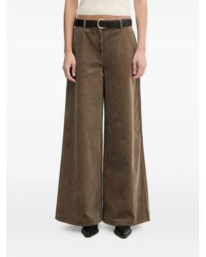 Filippa K Pantaloni A Coste - Marrone