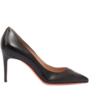 Santoni Pumps A Punta 85Mm - Marrone