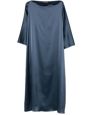 Gianluca Capannolo Laura Midikleid mit U-Boot-Ausschnitt - Blau