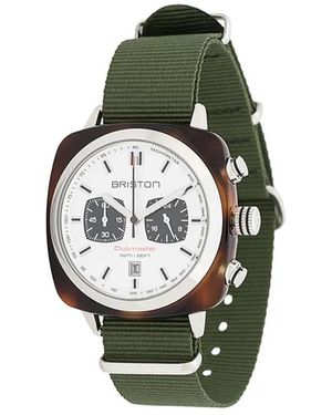 Briston Clubmaster Sport Chrono 42Mm - White