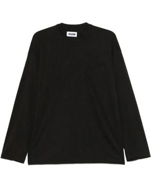 Magliano T-Shirt À Poche Poitrine - Black