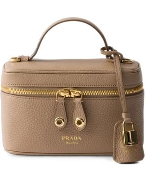 Prada Leather Mini-Bag - Brown