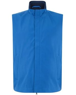 Paul & Shark High-Neck Sleeveless Waistcoat - Blue