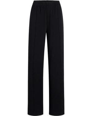 Another Tomorrow Luxe Seam-Detail Track Trousers - Black