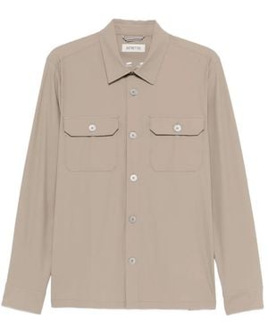 DISTRETTO 12 Active Buttoned Pocket Shirt - Natural