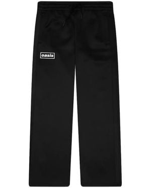 Pleasures Forever Logo-Patch Track Pants - Black