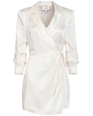 Cinq À Sept Sabina Wrap-Style Mini Dress - White