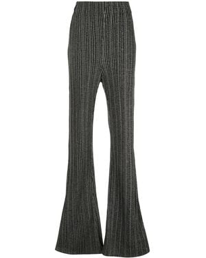 Ellery Pantalones Acampanados Footnote - Gris