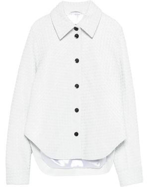 Manokhi Demi Textured Shirt - White