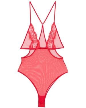 Patrizia Pepe Lace Bodysuit - Pink