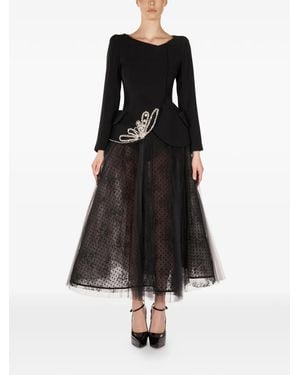 ARAFTU Mono Largo Con Apliques - Negro