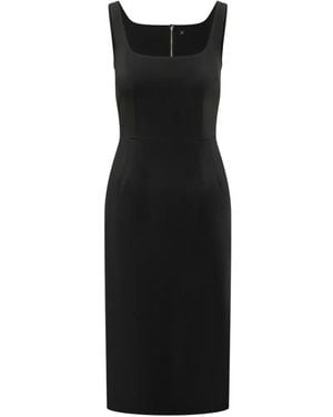 Dolce & Gabbana Square Neck Dress - Black