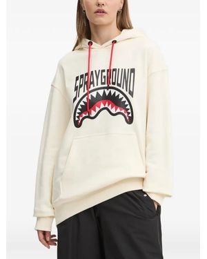 Sprayground Logo Graphic Hoodie - Natural