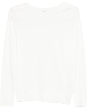 Marc O' Polo Fine-Knit Top - White