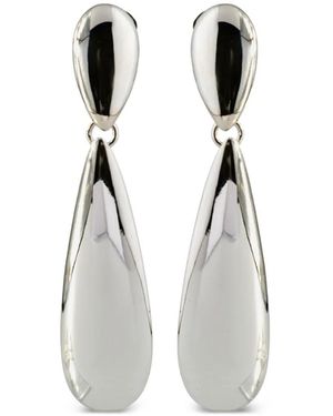 Ben-Amun Pendientes Con Forma De Lágrima - Blanco