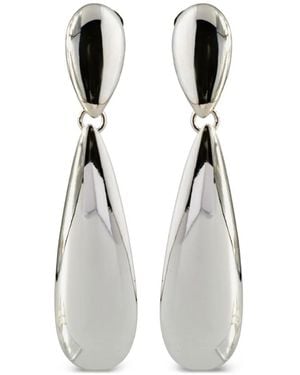 Ben-Amun Pendientes Con Forma De Lágrima - Blanco