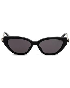 BVLGARI Serpenti Cat-Eye Sunglasses - Black