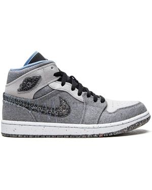 Nike Air Jordan 1 Mid Se Shoes Grey