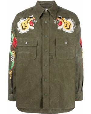 READYMADE Embroidered Ska Shirt - Green